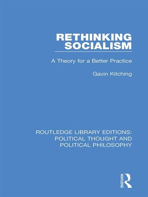 cover image of Rethinking Socialism